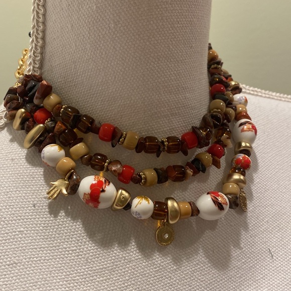 Free People - Shaker Shakra Beaded Necklace - Picture 6 of 6